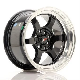 Utförsäljning Japan Racing JR-12 15x8.5 4x100 och 114.3 ET13 Gloss Black