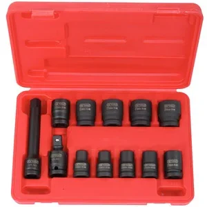 1/2tum Krafthylssats 6-kant 12 Delar Sista chansen