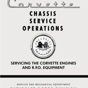 1956-1960 Corvette Chassis Service Operations Populärt val