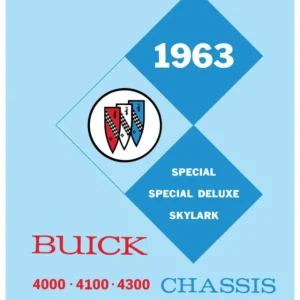 1963 Buick Skylark Chassis Service Manual Rea