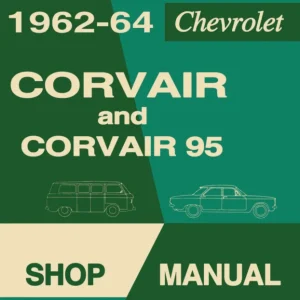 1962-1964 Corvair Shop Manual Supplement Erbjudande