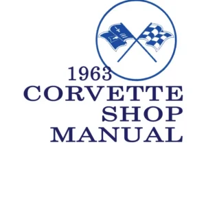 1963 Corvette Shop Manual Nyhet
