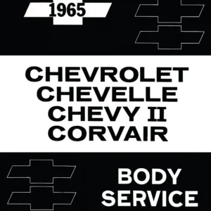 1965 Chevrolet, Chevelle, Chevy II Corvair Body Service Manual Lågt pris