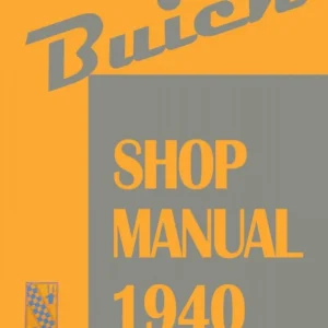 1940 Buick Shop Manual Begränsat erbjudande