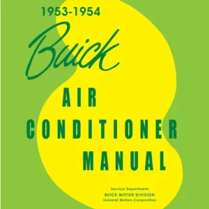1953-54 Buick Air Conditioner Manual Populärt val