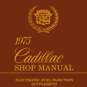 1975 Cadillac Fuel Injection Supplement to 1975 Shop Manual Rabatt