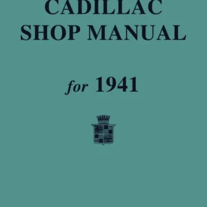 1941 Cadillac Shop Manual Expressleverans
