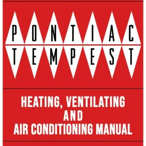 1962 Pontiac Heating Ventilation and AC Manual Expressleverans