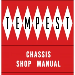1962 Pontiac Tempest Chassis Shop Manual Utförsäljning