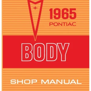 1965 Pontiac Body Shop Manual Rea