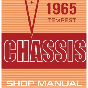Utförsäljning 1965 Pontiac Tempest Chassis Shop Manual
