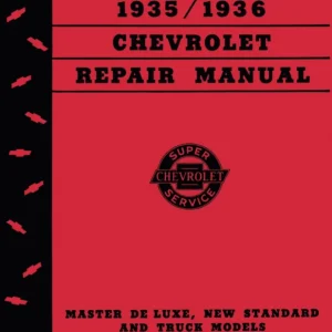 1935-1936 Chevrolet Truck and Car Shop Manual Bästa pris