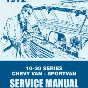 1972 Chevrolet Van Sportvan Service Manual Billigare