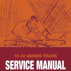 1972 Chevrolet Truck Chassis Service Manual (Series 10 thru 30 Snabb leverans