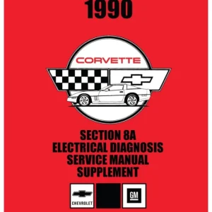 1990 Corvette Electrical Diagnosis Service Manual Supplement Billig