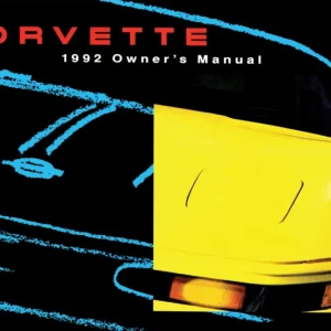 1992 Corvette Owner's Manual Outlet