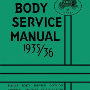 1935-36 Fisher Body Manual Expressleverans