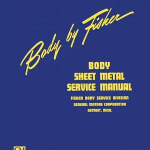 1941-42 Fisher Body Sheet Metal Service Manual Rabatt