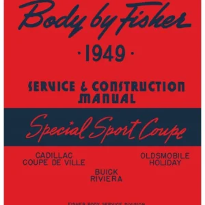 1949 Fisher Body Special Sport Coupe Service Manual Trygg betalning