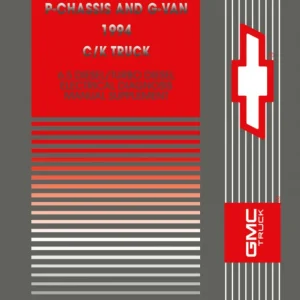 1994 - 1995 Chevrolet & GMC C-K Truck, G & P3 Van 6.5 Diesel Electrical Diagnosis Manual Supplement Begränsat antal