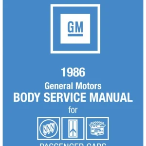 1986 General Motors Body Service Manual Expressleverans