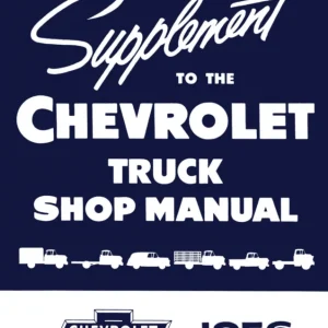 1956 Chevy 2nd Series Truck Shop Manual Supplement to 1955 Chevy Truck Shop Manual - 2nd Series Endast denna vecka