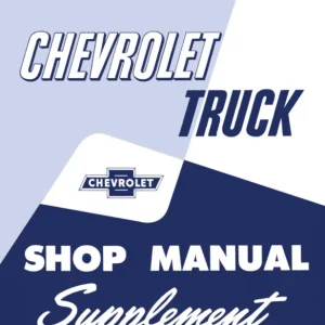 1959 Chevy Truck Shop Manual Supplement to 1958 Chevy Truck Shop Manual Lägg i varukorgen