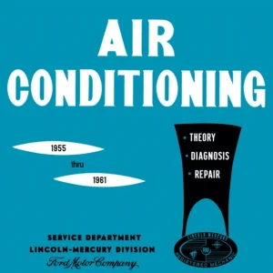 1955 - 1961 Lincoln, Mercury & Edsel Air Conditioning Service Manual Rea