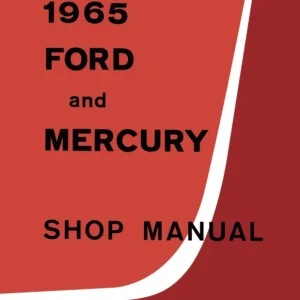 1965 Ford and Mercury Shop Manual Begränsat erbjudande