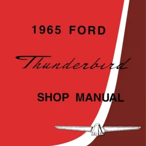 1965 Ford Thunderbird Shop Manual Begränsad tid