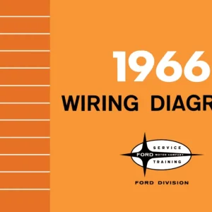 1966 Ford Mustang Wiring Diagrams Manual Köp nu