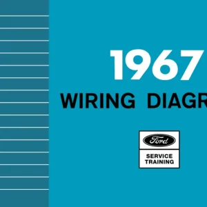1967 Ford Falcon, Comet, Fairlane Wiring Diagrams Manual Kampanjpris