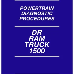 2002 Dodge Ram Truck 1500 Powertrain Diagnostic Procedures Bästa pris
