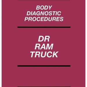 2003 Dodge DR Ram Truck Body Diagnostics Procedures Lågt pris