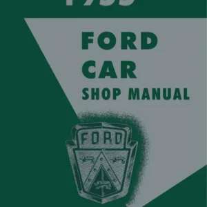 1955 Ford Car Shop Manual Rea