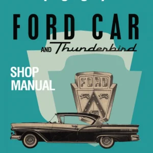 1957 Ford Car and Thunderbird Shop Manual Erbjudandepris