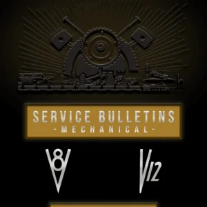 1938 - 1940 Ford Service Bulletins I lager