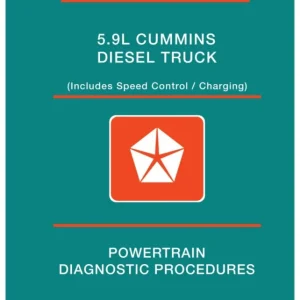 1994-1995 5.9L Cummins Diesel Powertrain Diagnostic Procedures Manual Reapris