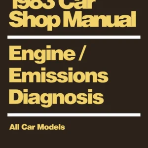 1983 Ford Lincoln Mercury Engine / Electronics & Emissions Diagnosis Shop Manual Trygg betalning