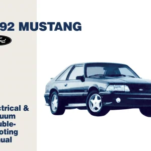 1990 Ford Mustang Electrical & Vacuum Troubleshooting Manual Rabatter