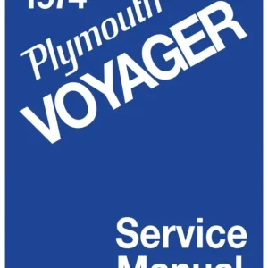 1974 Plymouth Voyager Van Service Manual Beställ idag