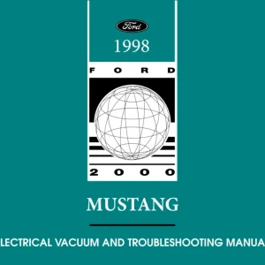 1998 Ford Mustang Electrical & Vacuum Troubleshooting Manual Fri frakt