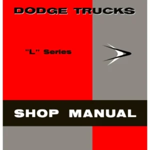 1958 Dodge Truck L Series Shop Manual I lager