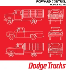 1966 Dodge Truck 100-800 Service Manual Endast idag