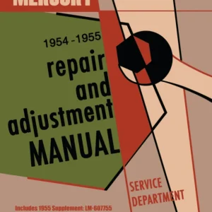 1954 Mercury Repair and Adjustment Manual Endast denna vecka