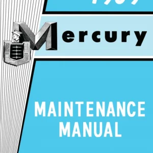 1959 Mercury Maintenance Manual Sista chansen