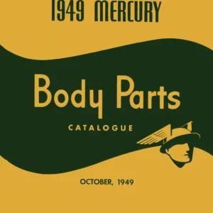 1949 Mercury Body Parts Catalog Begränsad tid