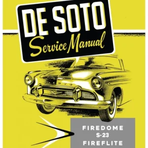 1956 Desoto Service Manual Fri frakt