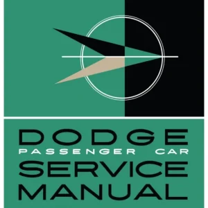 1957 Dodge Shop Manual risnedsättning
