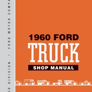 Utförsäljning 1960 Ford Truck Shop Manual